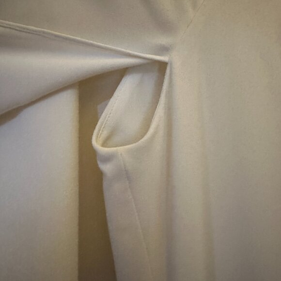 Halston Heritage White Floor Length Dress - Picture 4 of 7